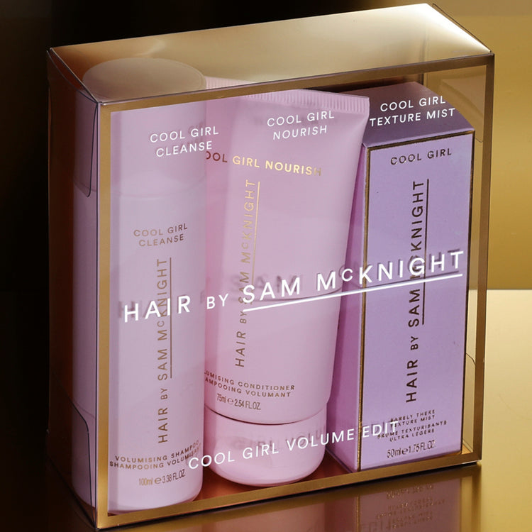 Cool Girl Volume Edit - Cool Girl Volume Cleanse 100ml , Cool Girl Volume Nourish 75ml and Cool Girl Texture Spray 50ml